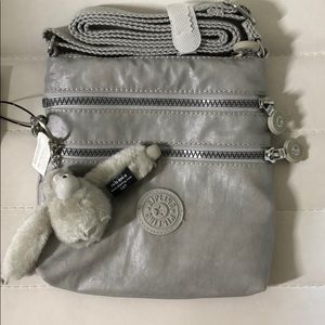 KIPLING Grey brand new cross body bag